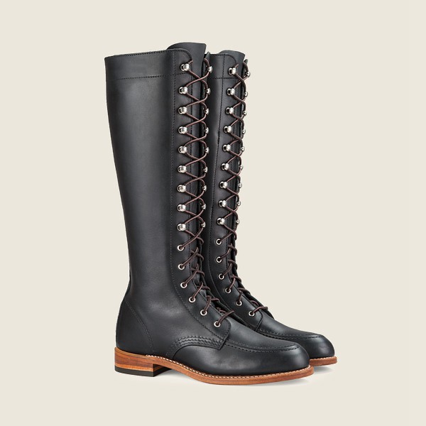 Heritage Støvler Dame - Red Wing Gloria - Tall Boundary Læder - Sort - WFOLIJ-319